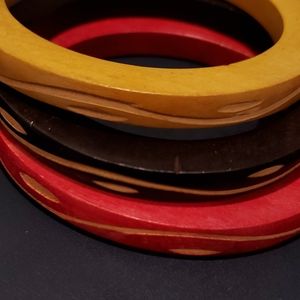 Wooden bangles